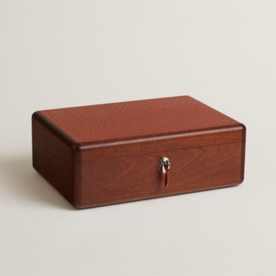 Casaque Mosaique watch and cufflink box | Hermès Thailand